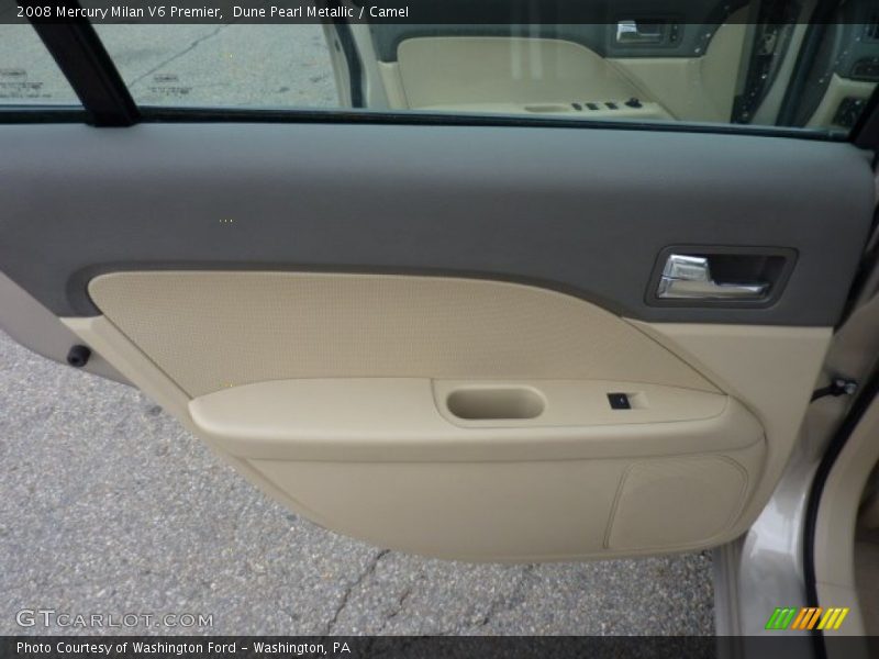 Dune Pearl Metallic / Camel 2008 Mercury Milan V6 Premier