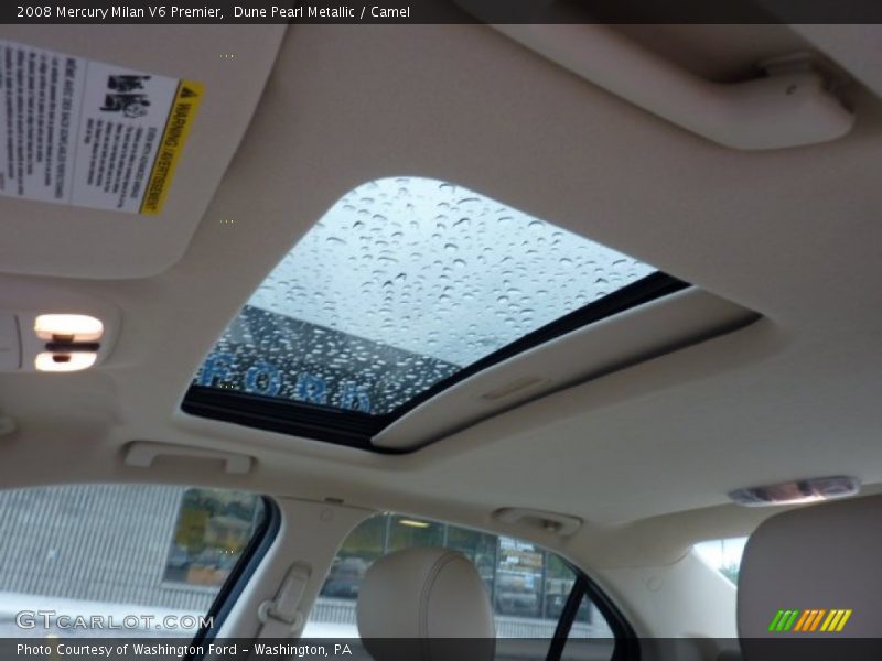 Dune Pearl Metallic / Camel 2008 Mercury Milan V6 Premier