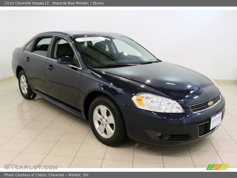 Imperial Blue Metallic / Ebony 2010 Chevrolet Impala LT