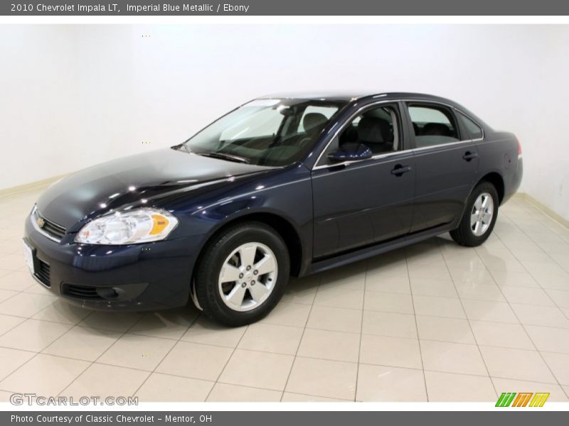 Imperial Blue Metallic / Ebony 2010 Chevrolet Impala LT