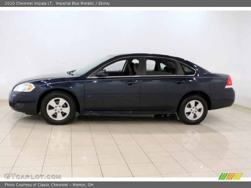 Imperial Blue Metallic / Ebony 2010 Chevrolet Impala LT