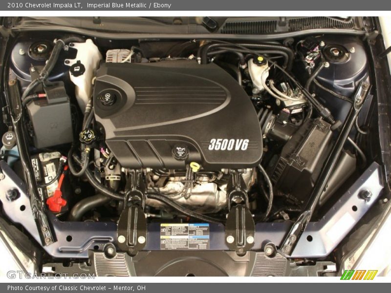 Imperial Blue Metallic / Ebony 2010 Chevrolet Impala LT