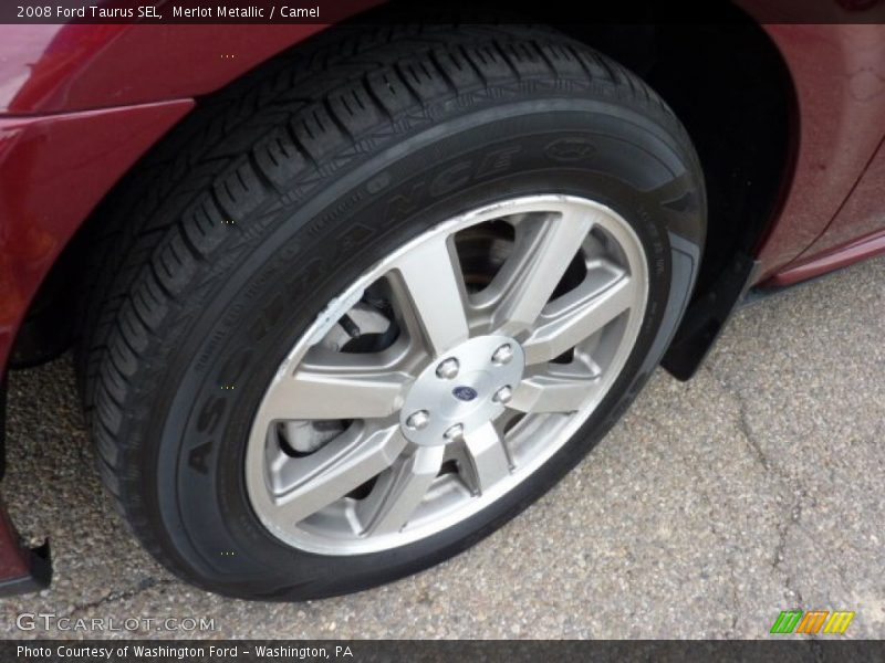 Merlot Metallic / Camel 2008 Ford Taurus SEL