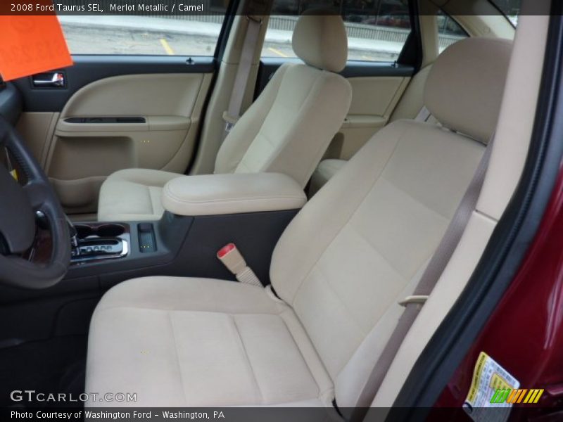 Merlot Metallic / Camel 2008 Ford Taurus SEL