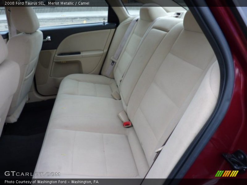 Merlot Metallic / Camel 2008 Ford Taurus SEL