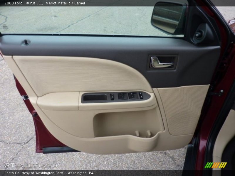Merlot Metallic / Camel 2008 Ford Taurus SEL