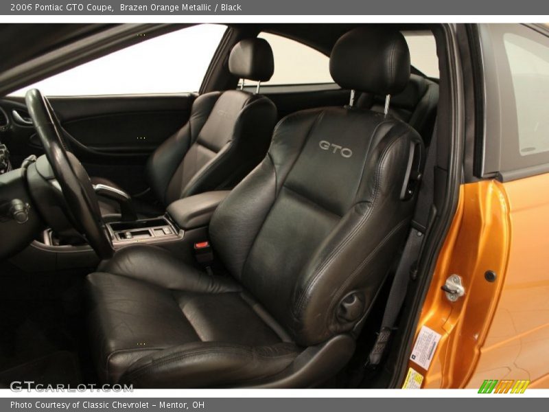  2006 GTO Coupe Black Interior