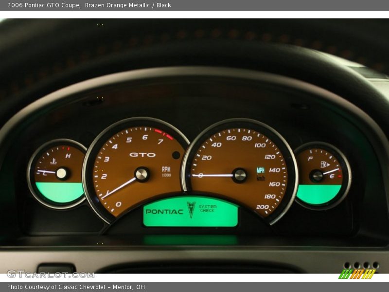  2006 GTO Coupe Coupe Gauges