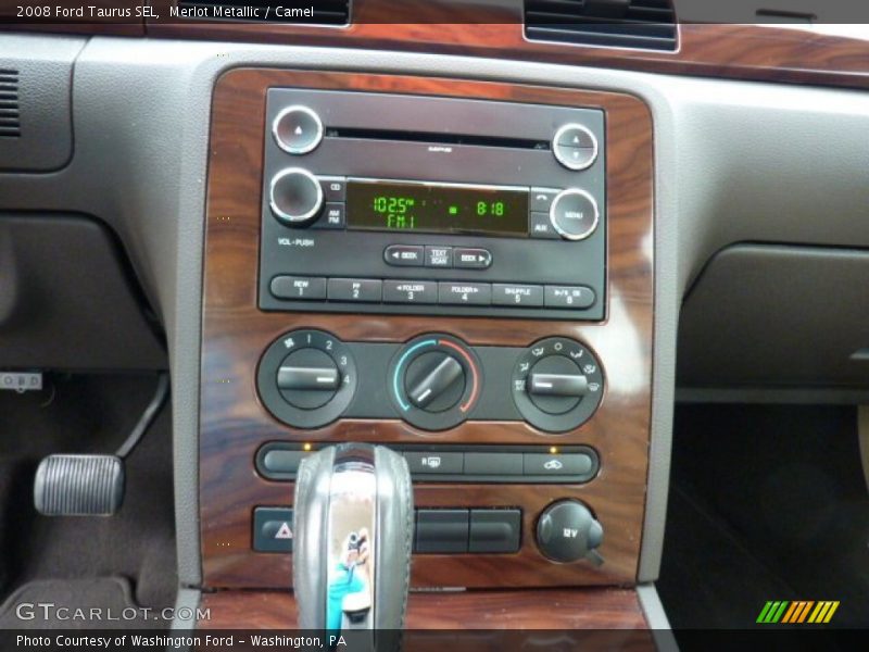 Merlot Metallic / Camel 2008 Ford Taurus SEL