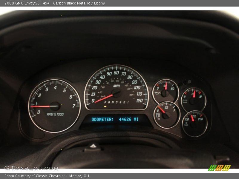 Carbon Black Metallic / Ebony 2008 GMC Envoy SLT 4x4