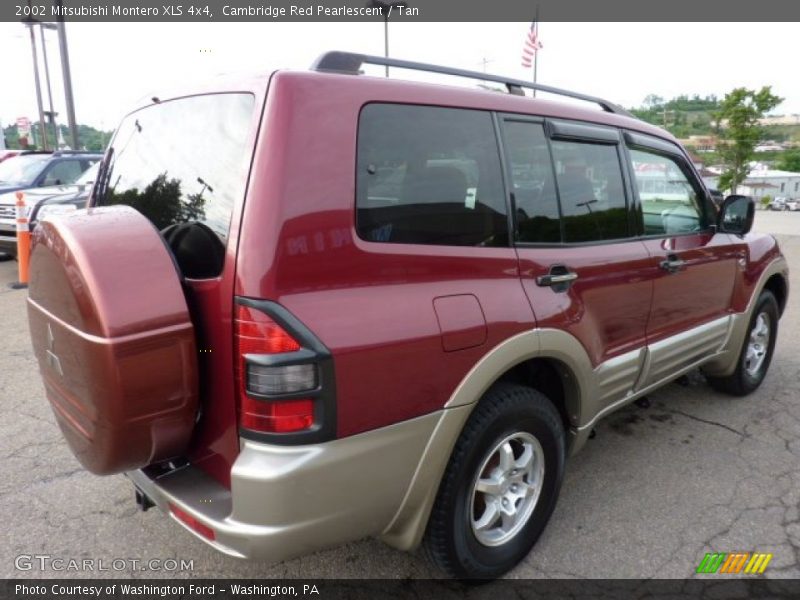 Cambridge Red Pearlescent / Tan 2002 Mitsubishi Montero XLS 4x4