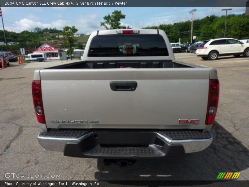 Silver Birch Metallic / Pewter 2004 GMC Canyon SLE Crew Cab 4x4