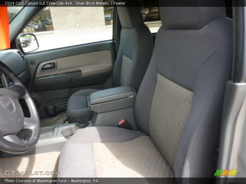 Silver Birch Metallic / Pewter 2004 GMC Canyon SLE Crew Cab 4x4