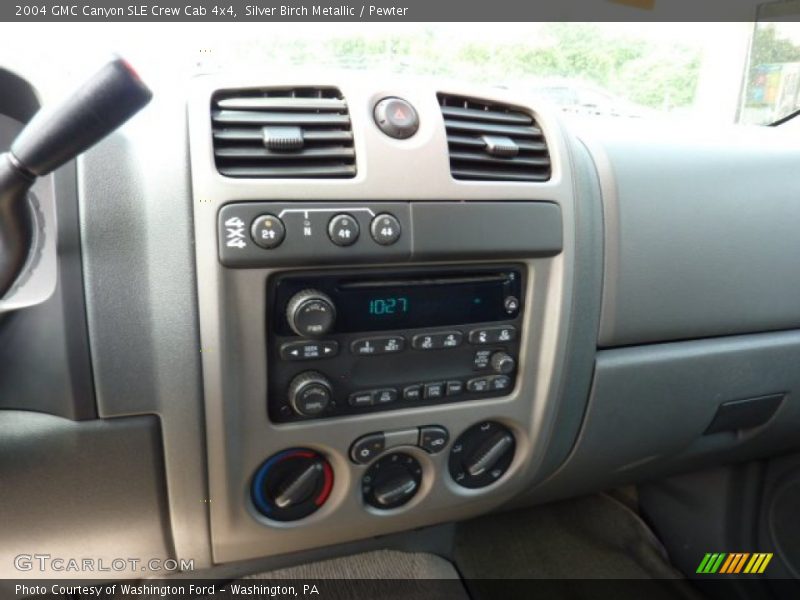 Silver Birch Metallic / Pewter 2004 GMC Canyon SLE Crew Cab 4x4