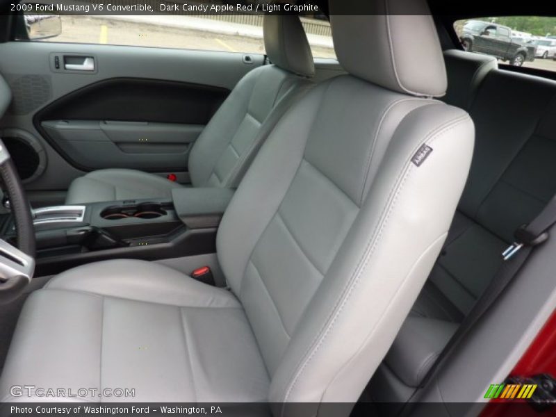 Dark Candy Apple Red / Light Graphite 2009 Ford Mustang V6 Convertible