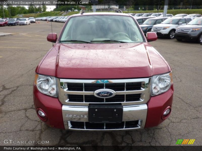 Redfire Metallic / Camel 2008 Ford Escape Limited 4WD