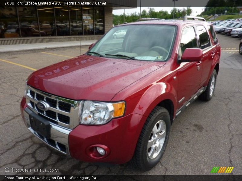 Redfire Metallic / Camel 2008 Ford Escape Limited 4WD