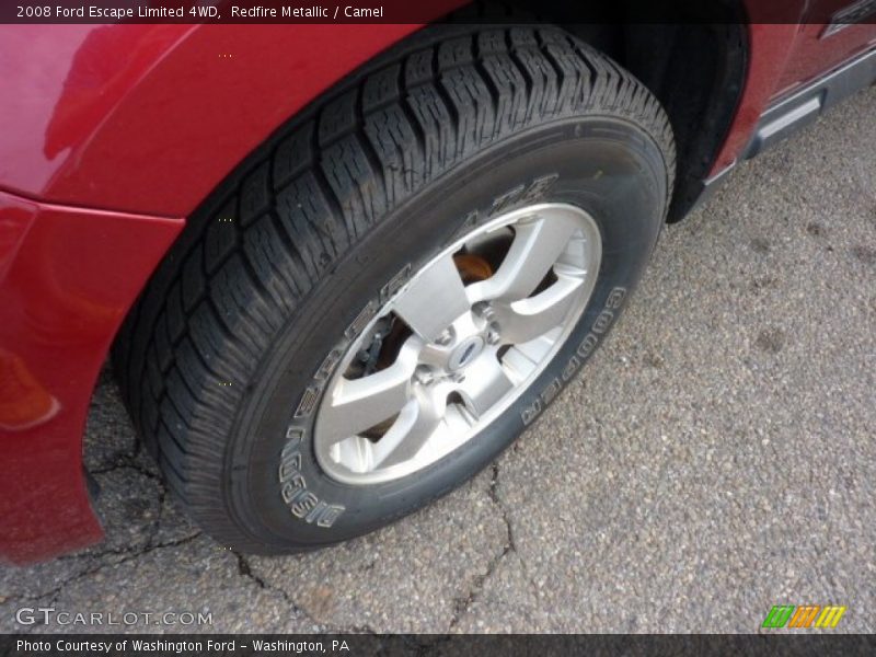 Redfire Metallic / Camel 2008 Ford Escape Limited 4WD