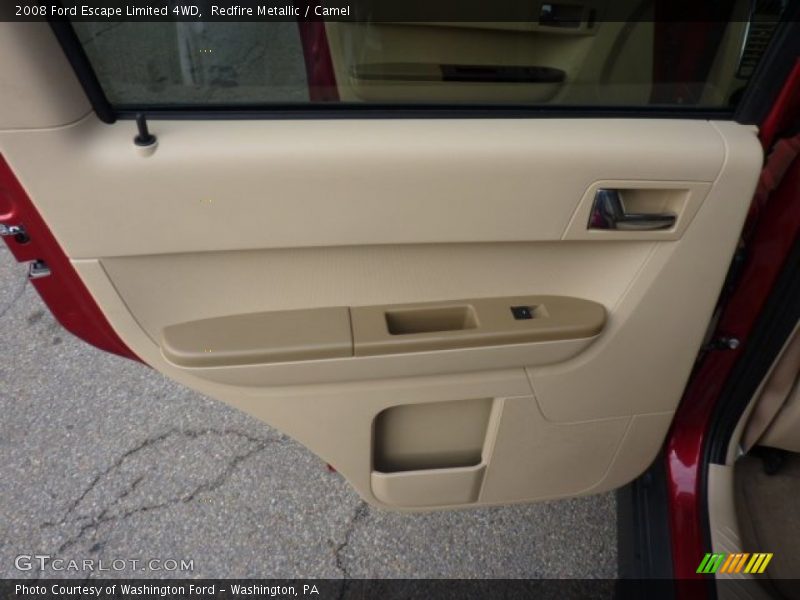 Redfire Metallic / Camel 2008 Ford Escape Limited 4WD