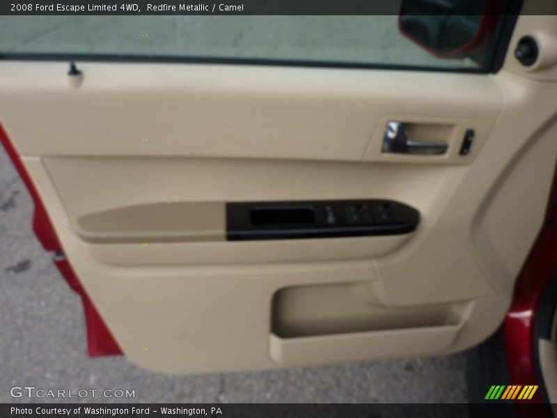 Redfire Metallic / Camel 2008 Ford Escape Limited 4WD