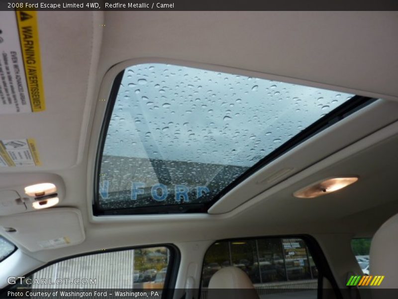 Redfire Metallic / Camel 2008 Ford Escape Limited 4WD