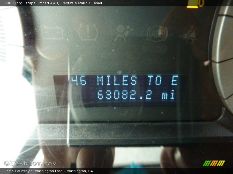 Redfire Metallic / Camel 2008 Ford Escape Limited 4WD