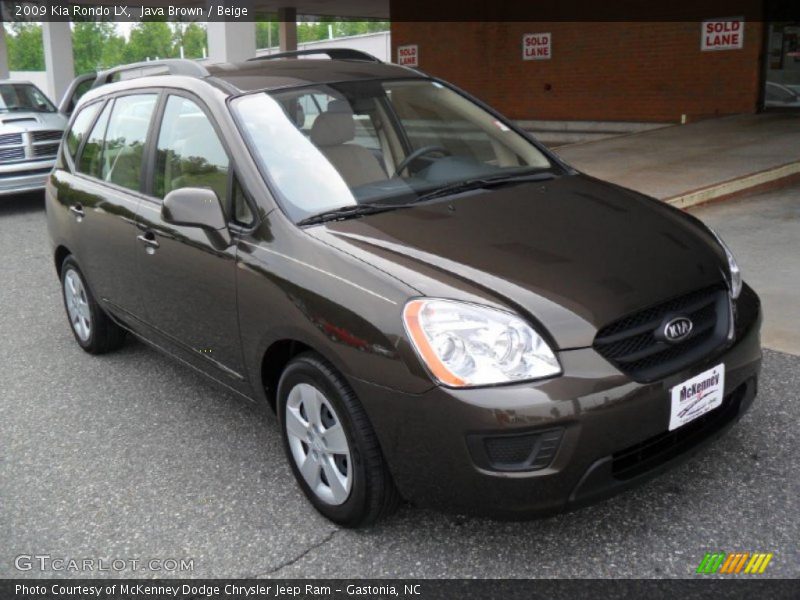 Java Brown / Beige 2009 Kia Rondo LX
