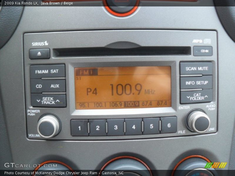 Java Brown / Beige 2009 Kia Rondo LX