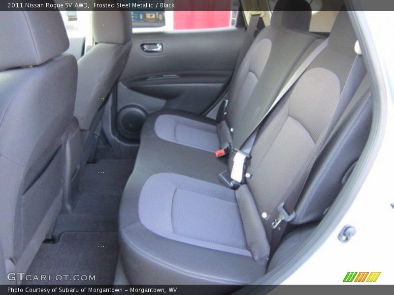 Frosted Steel Metallic / Black 2011 Nissan Rogue SV AWD