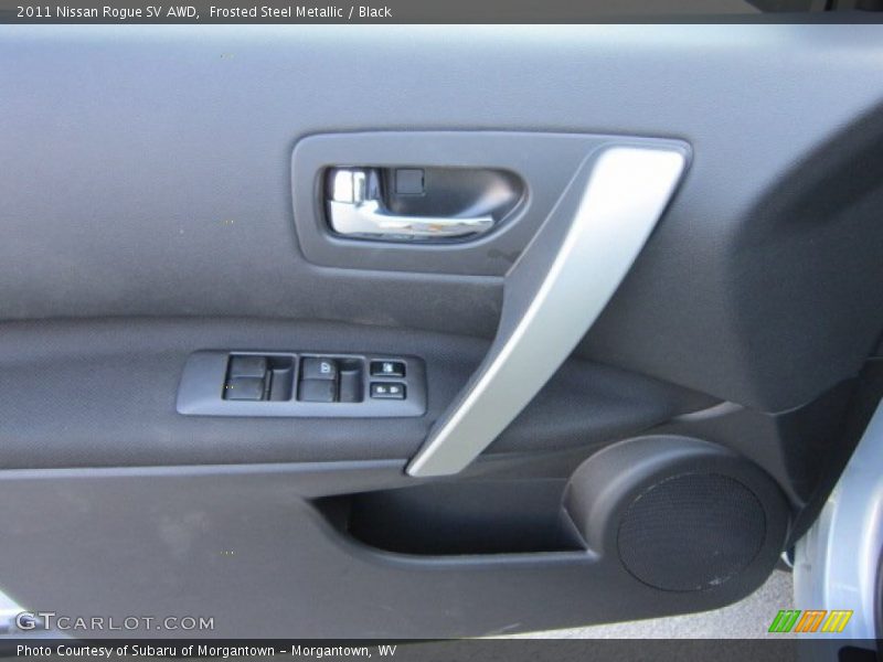 Frosted Steel Metallic / Black 2011 Nissan Rogue SV AWD