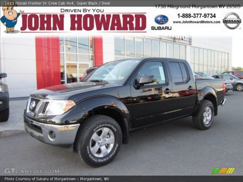 Super Black / Steel 2011 Nissan Frontier SV Crew Cab 4x4