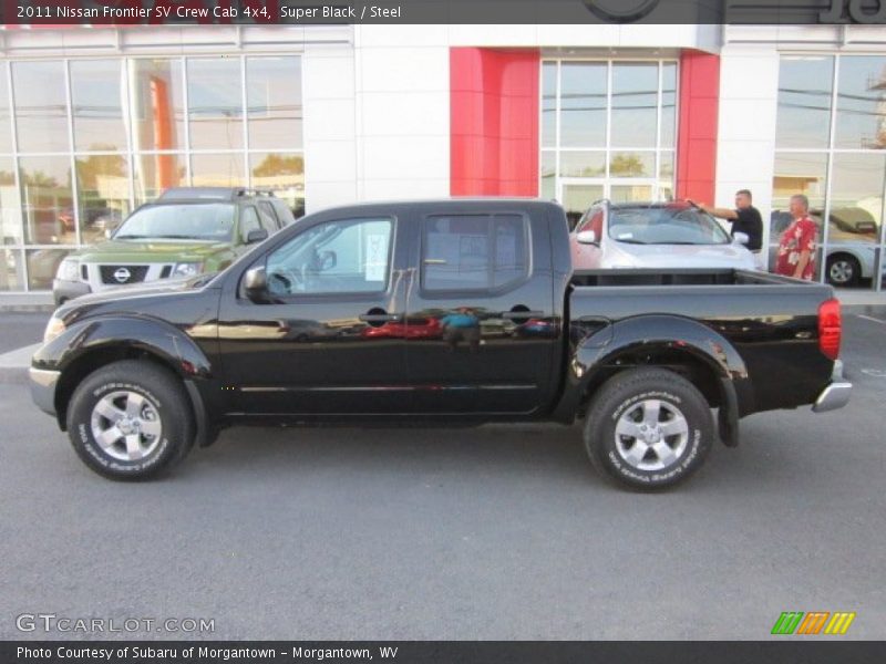 Super Black / Steel 2011 Nissan Frontier SV Crew Cab 4x4