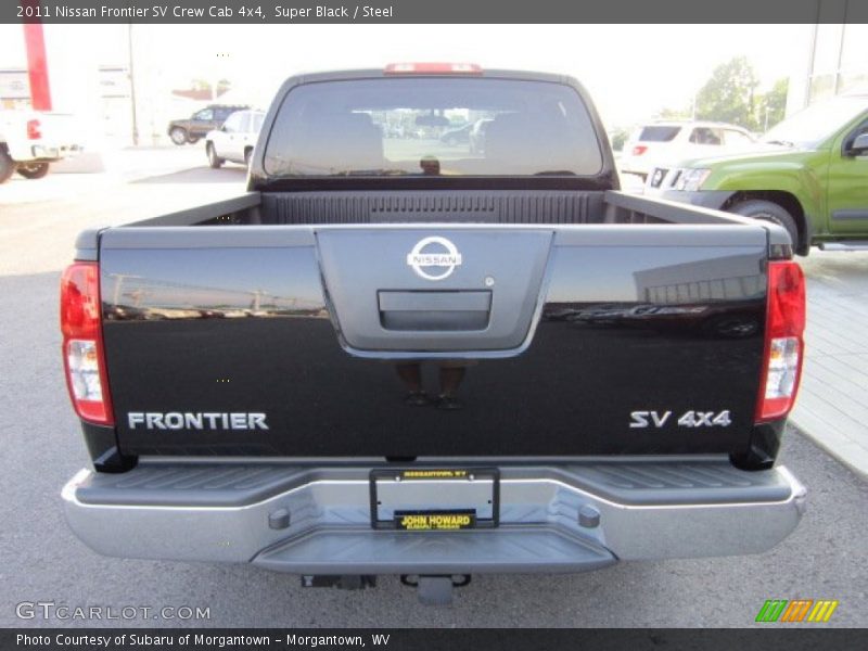 Super Black / Steel 2011 Nissan Frontier SV Crew Cab 4x4