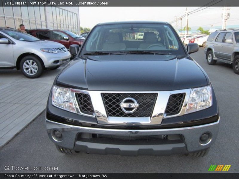 Super Black / Steel 2011 Nissan Frontier SV Crew Cab 4x4