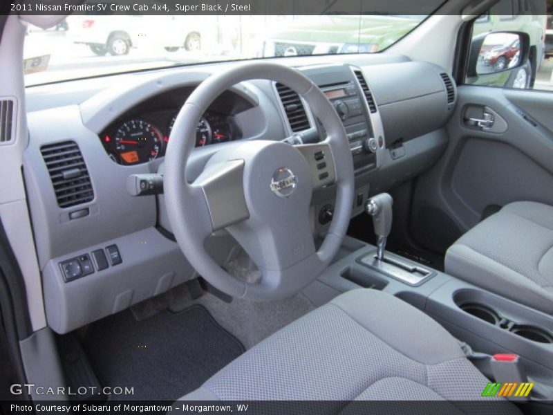 Super Black / Steel 2011 Nissan Frontier SV Crew Cab 4x4