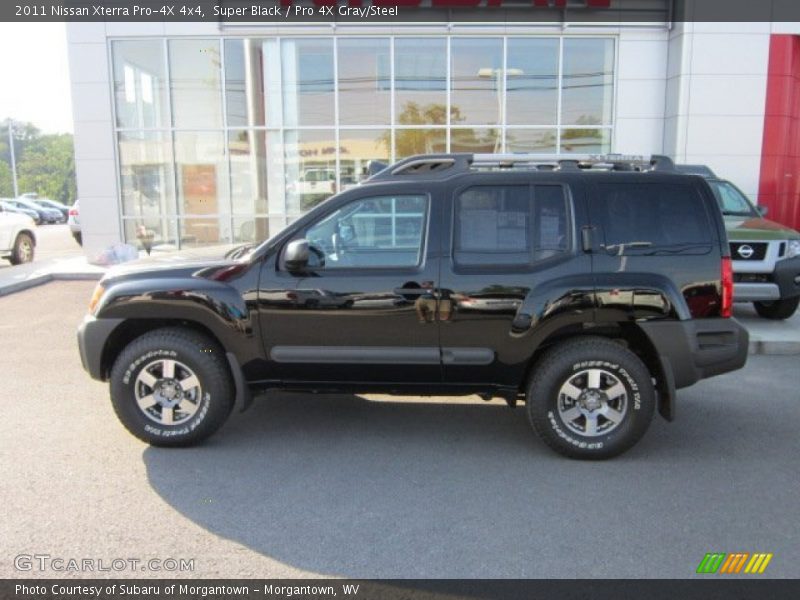 Super Black / Pro 4X Gray/Steel 2011 Nissan Xterra Pro-4X 4x4