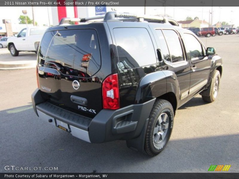 Super Black / Pro 4X Gray/Steel 2011 Nissan Xterra Pro-4X 4x4