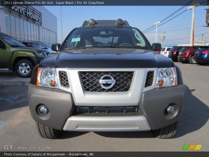 Super Black / Pro 4X Gray/Steel 2011 Nissan Xterra Pro-4X 4x4