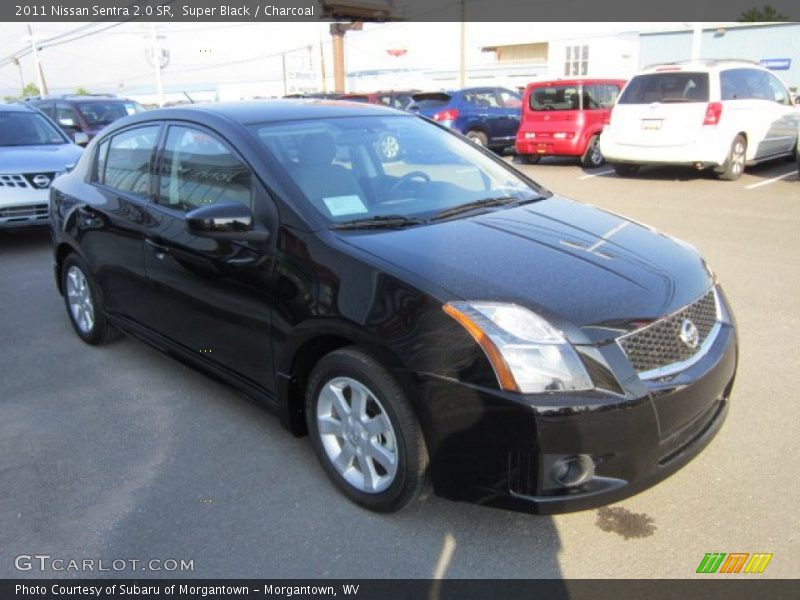 Super Black / Charcoal 2011 Nissan Sentra 2.0 SR