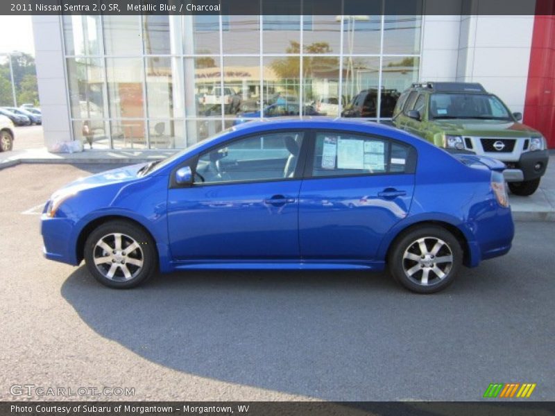 Metallic Blue / Charcoal 2011 Nissan Sentra 2.0 SR