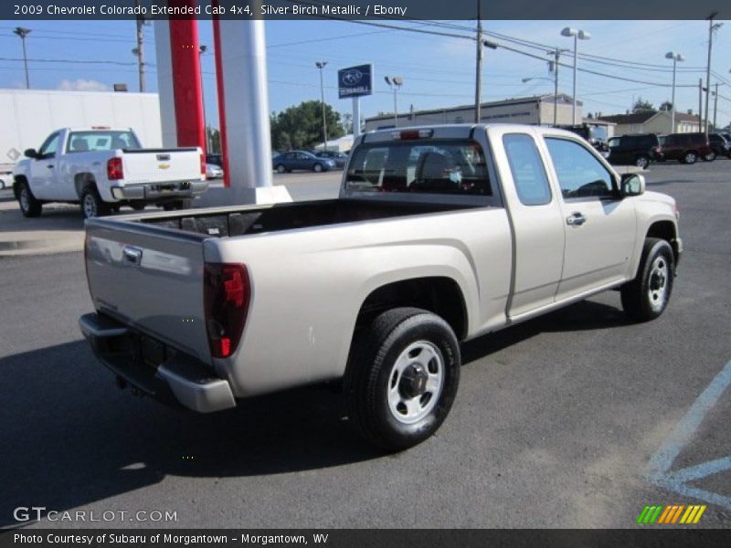 Silver Birch Metallic / Ebony 2009 Chevrolet Colorado Extended Cab 4x4