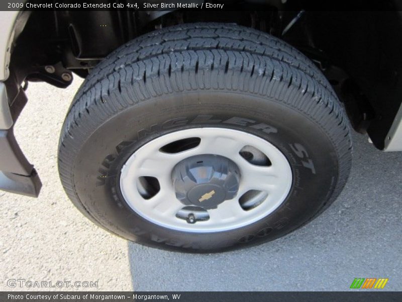 Silver Birch Metallic / Ebony 2009 Chevrolet Colorado Extended Cab 4x4