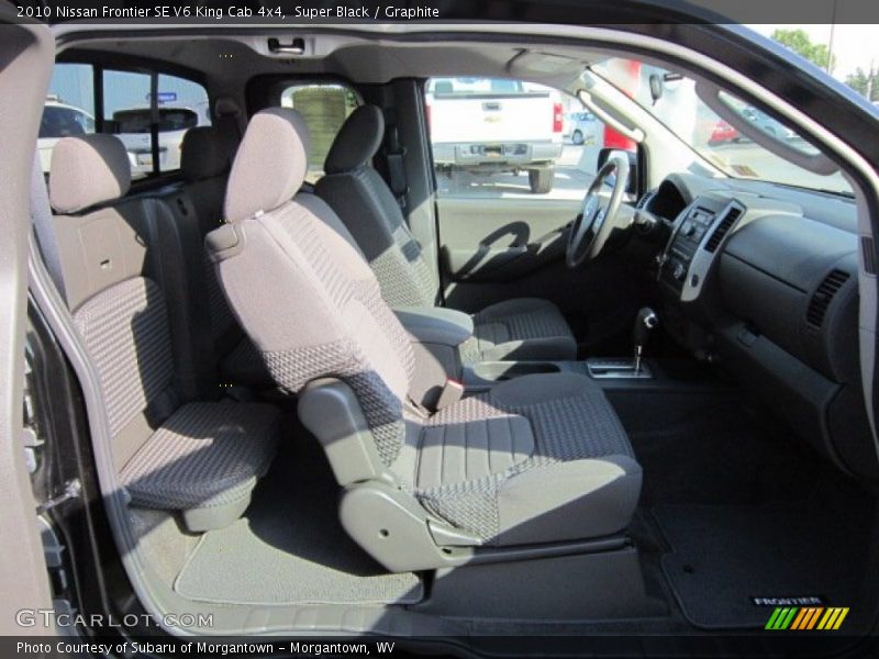 Super Black / Graphite 2010 Nissan Frontier SE V6 King Cab 4x4