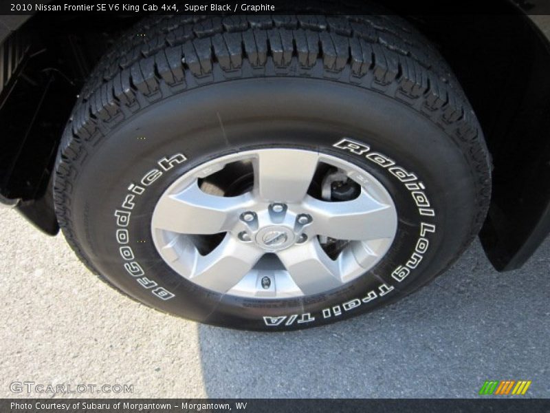 Super Black / Graphite 2010 Nissan Frontier SE V6 King Cab 4x4