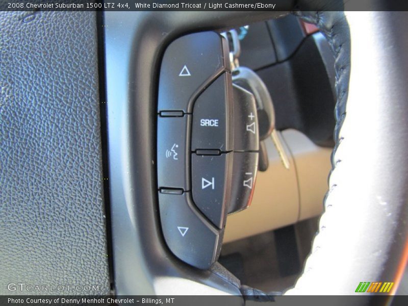 White Diamond Tricoat / Light Cashmere/Ebony 2008 Chevrolet Suburban 1500 LTZ 4x4