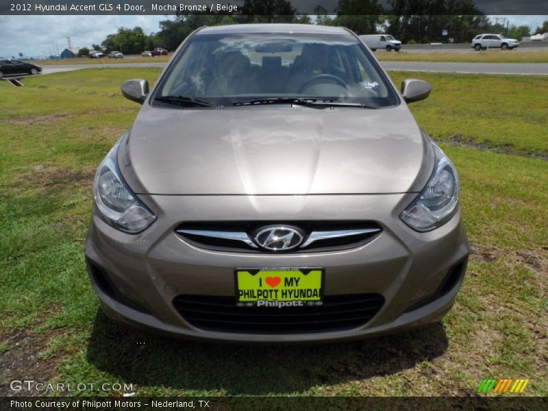 Mocha Bronze / Beige 2012 Hyundai Accent GLS 4 Door