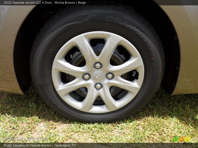 Mocha Bronze / Beige 2012 Hyundai Accent GLS 4 Door