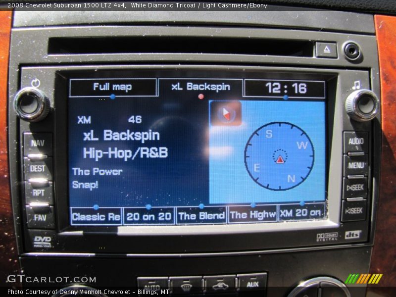 White Diamond Tricoat / Light Cashmere/Ebony 2008 Chevrolet Suburban 1500 LTZ 4x4