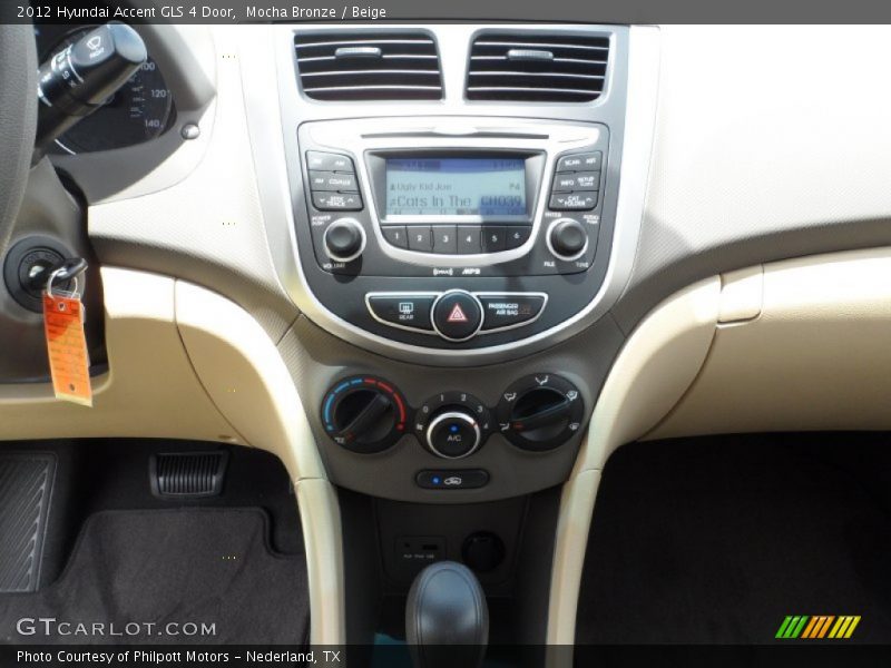 Mocha Bronze / Beige 2012 Hyundai Accent GLS 4 Door