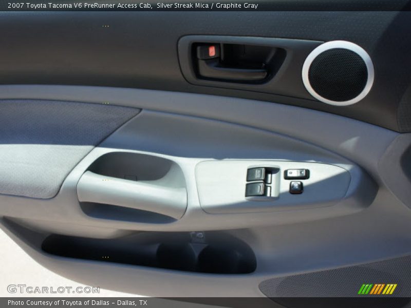 Silver Streak Mica / Graphite Gray 2007 Toyota Tacoma V6 PreRunner Access Cab
